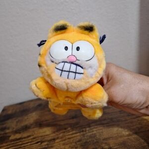 Super Cute Vintage 1981 Garfield "Attack Cat" 7" Soft Plush Toy